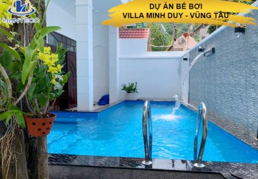 Hoàn thiện công trình - Biệt thự hồ bơi Garden Villa Minh Duy